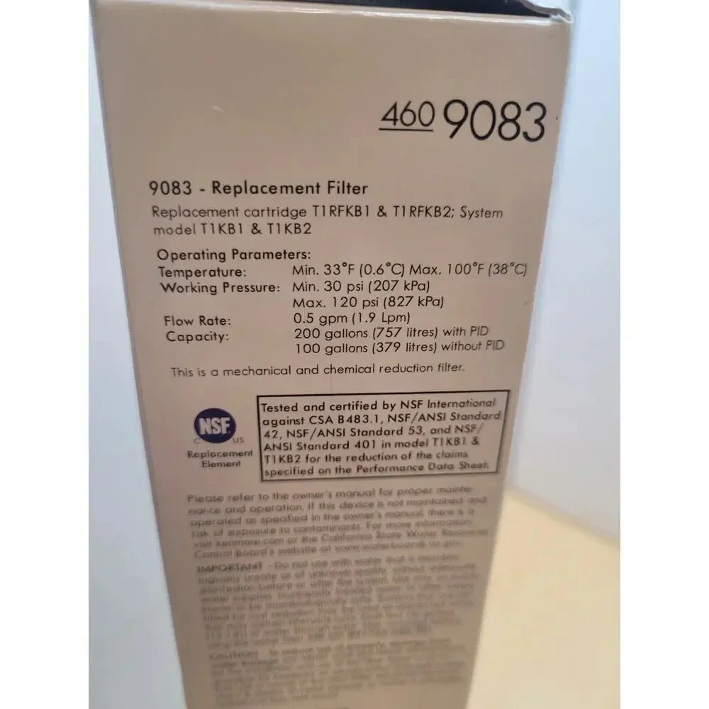 Kenmore 460 9083 Replacement Refrigerator Water Filter New Box Sealed